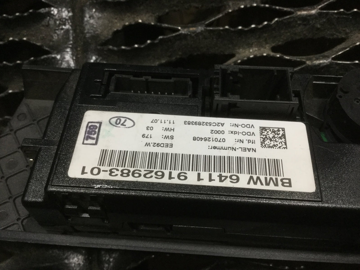 2007 2008 2009 BMW 335xi A/c Heater Climate Temperature Control OEM #38 101k