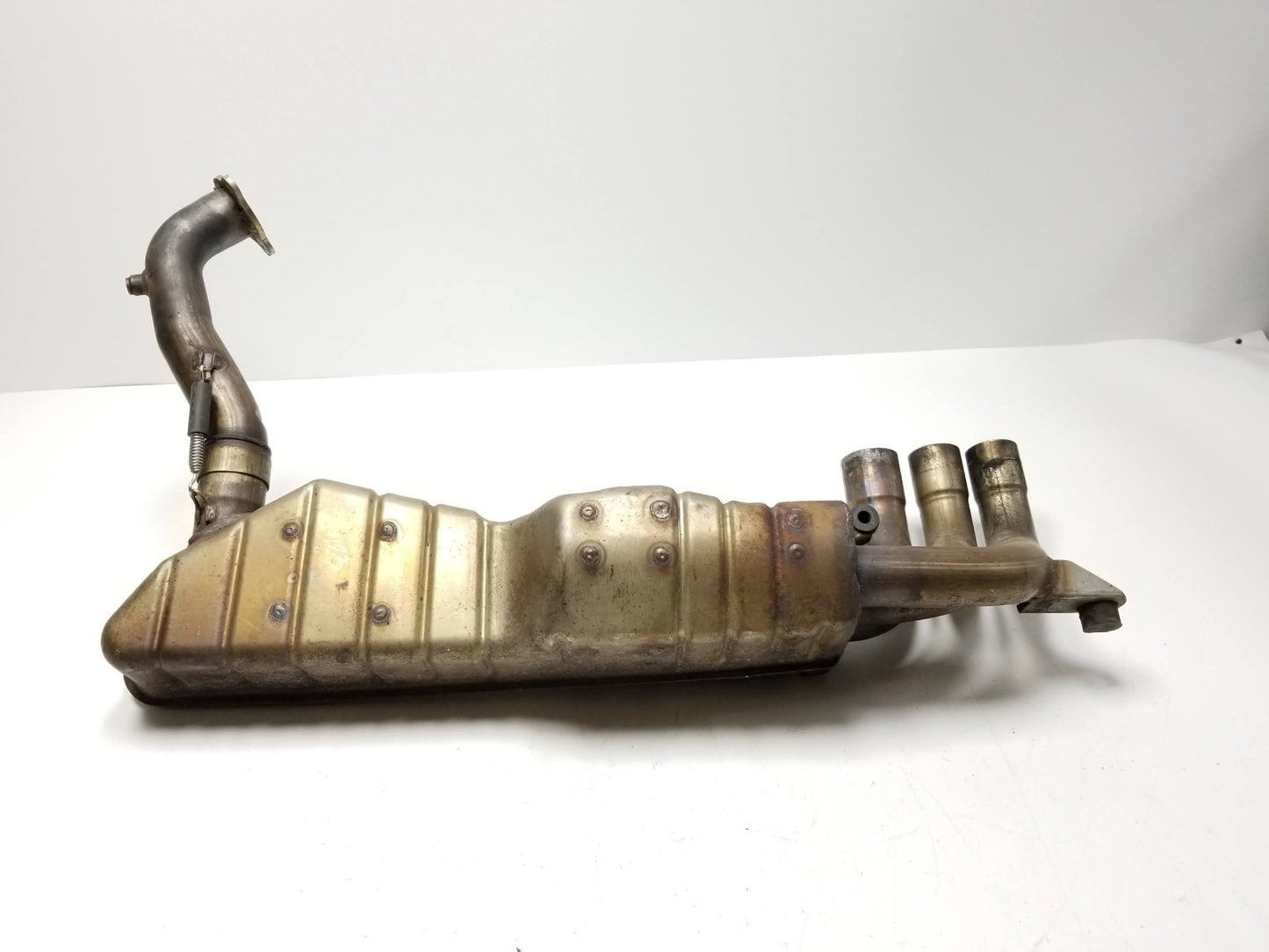 2002 Aprilia Rst 1000 Muffler Can Exhaust Pipe OEM