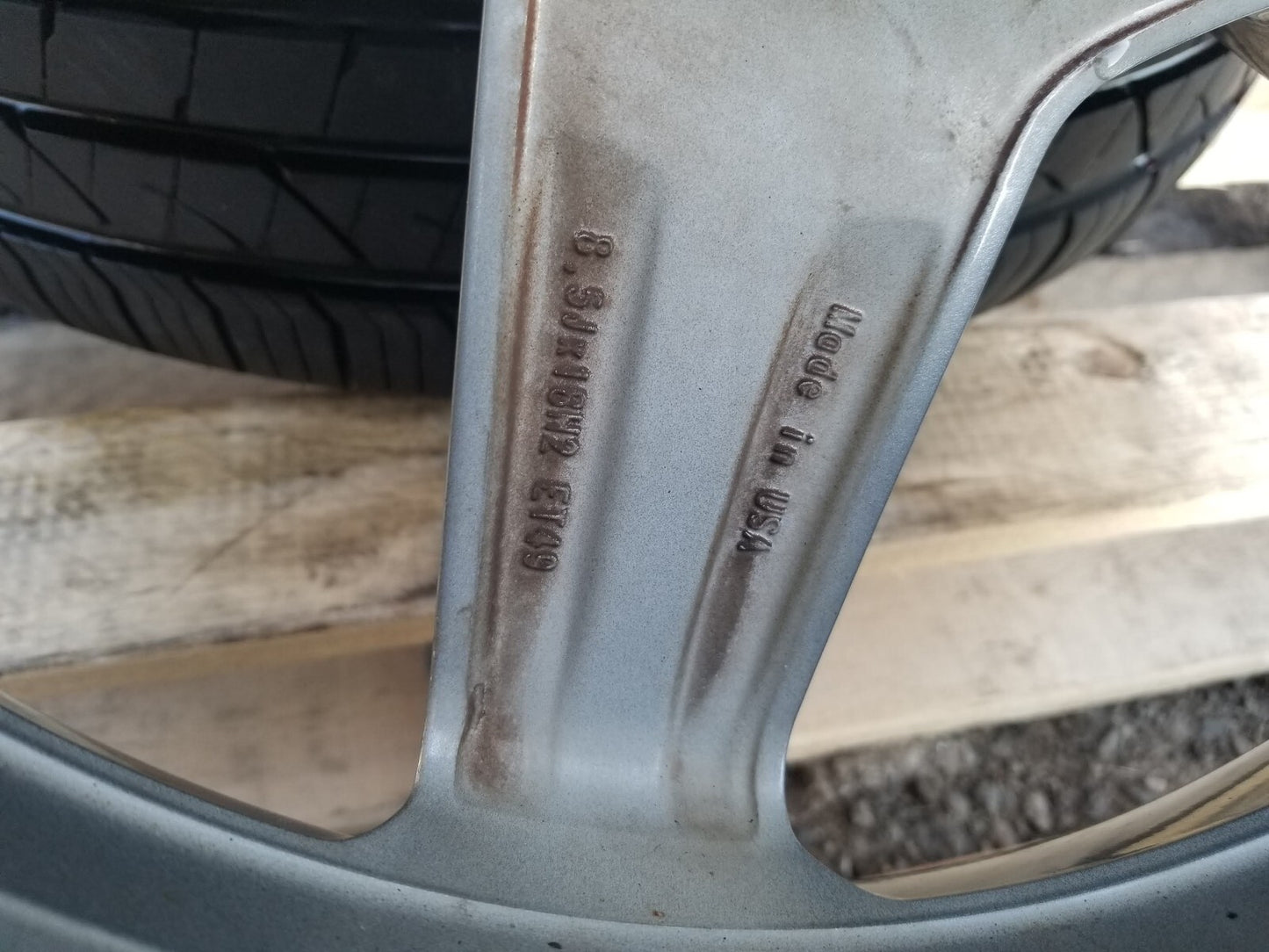 2015 Mercedes C300 W205 Amg Wheel Rim R18 W/ Tire 245/40zr18. Two Wheels OEM