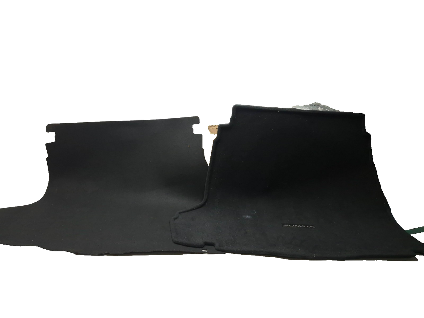 2012 Hyundai Sonata Trunk Floor Mat & Cargo Floor Carpet Liner Tray Mat Pair OEM