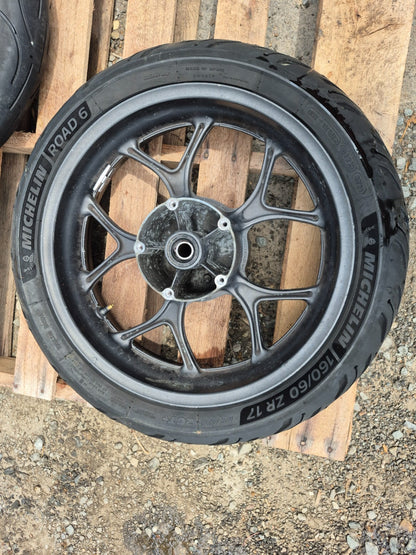 2012 Honda Nc700x Wheel Rim & Tire Front & Rear *straight* OEM