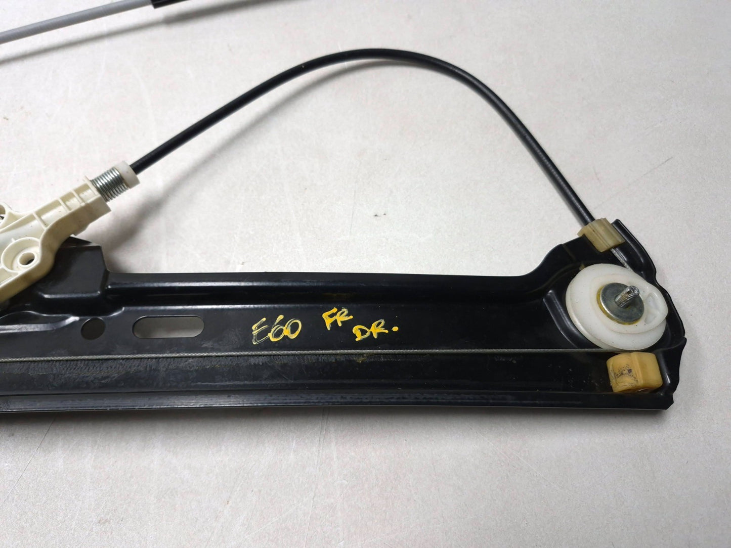 2007 BMW 530i E60 Front Window Regulator Driver Side Left Without Motor OEM