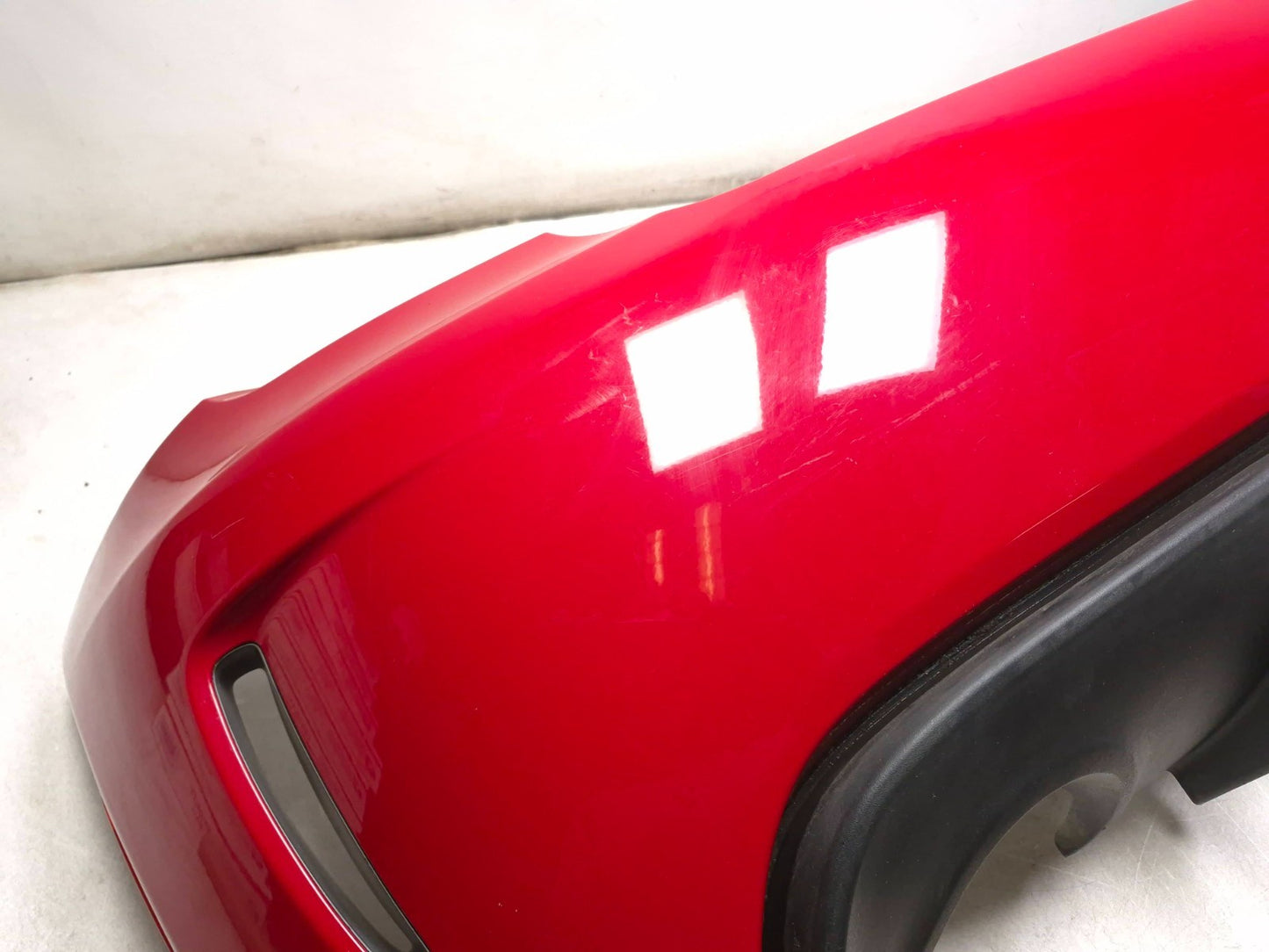 2013 Fiat 500 Turbo Red Rear Bumper Cover OEM