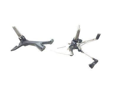 19 - 23 Kawasaki Z400 Er400 Left Side Foot Peg Front Rear Pair OEM