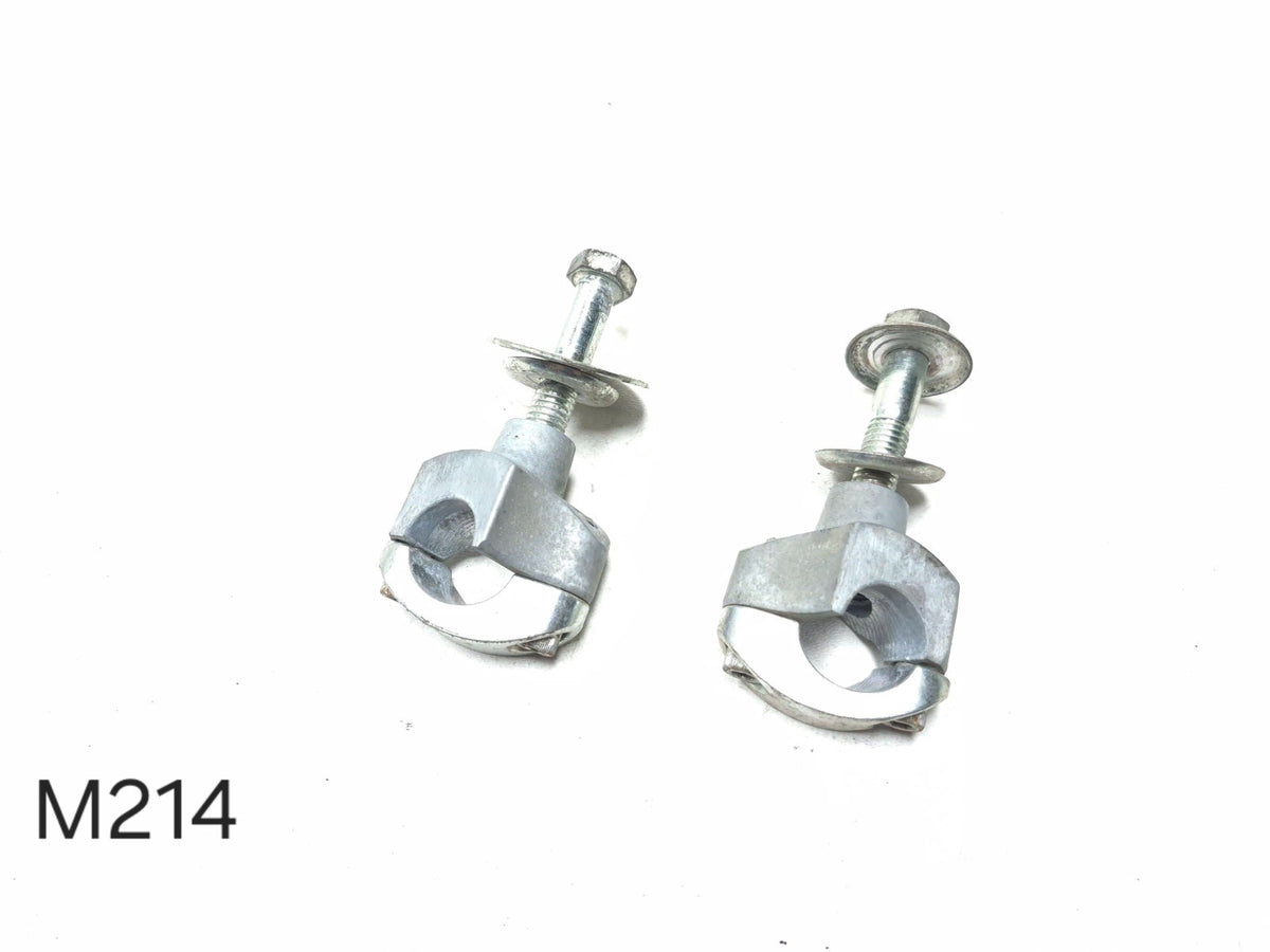 2004 Harley Davidson Touring Flhti Electra Glide Handlebar Riser Clamp Pair OEM