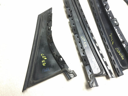 2013 Ford Focus Rear Door Pillar Outside Molding Trim Left & Right 4 Pcs OEM