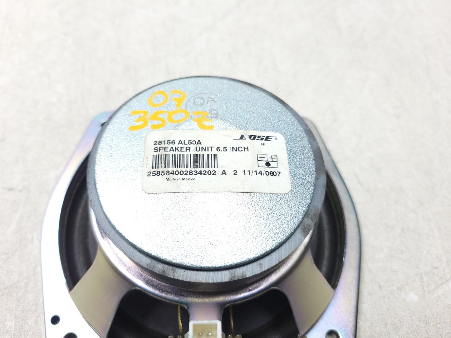 2007 - 2009 Nissan 350z Door Audio Speaker OEM