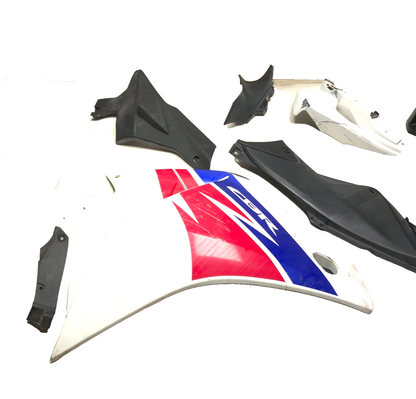 2013 Honda Cbr250 Right Side Fairing Cowl Panel 5psc OEM