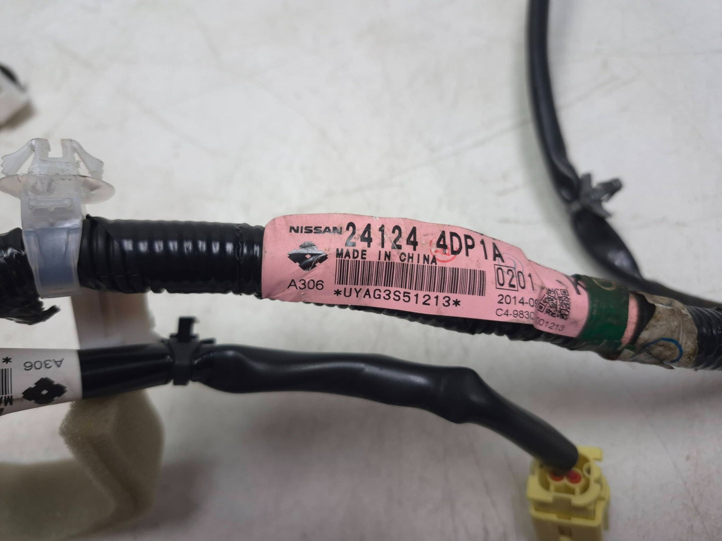 2015 Nissan Juke Door Wire Wiring Harness Front Passenger Side Right OEM