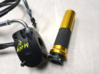 2025 Qiax Fy200t34/tank 200 Right Handlebar Switch & Throttle Cable Grip OEM