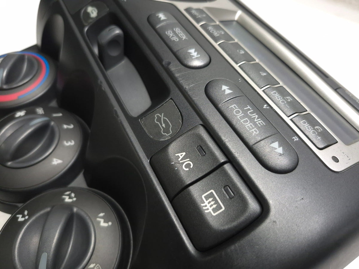 2007 Honda Fit Radio Cd Player W/ Climate Control Panel Assy 39101-sln-c010 OEM