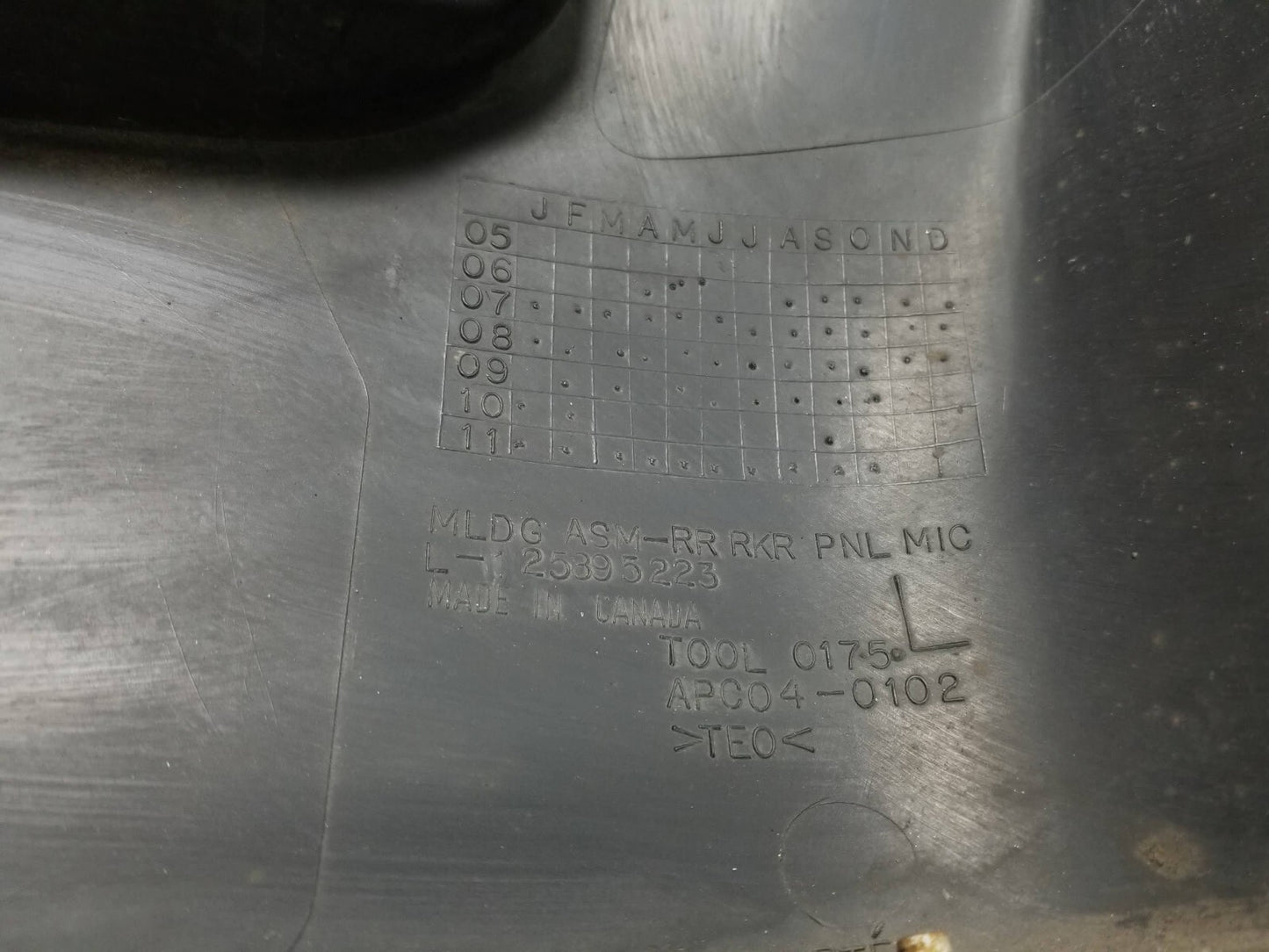 2015 GMC Acadia Rocker Panel Skirt Molding Left & Right Pair OEM