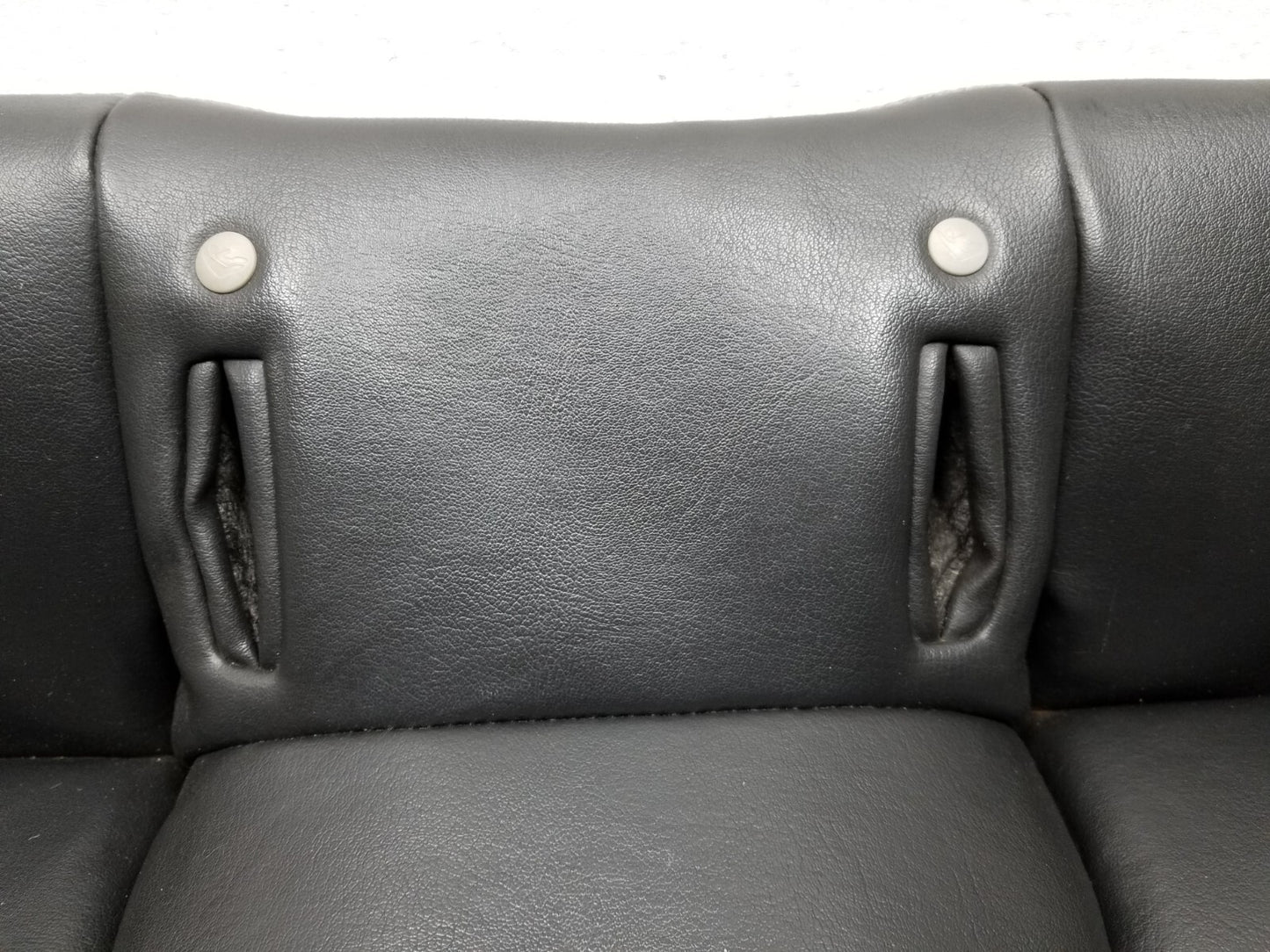 2008 Mitsubishi Eclipse Rear Seat Lower Cushion Bench Black Leather OEM
