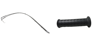 2003 Harley-davidson Fxdl Anniversary Dyna Throttle Cable & Left Grip Pair OEM