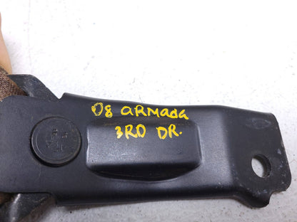 2008 Nissan Armada Rear 3rd Row Seat Trim W/ Seat Belt Driver Side Left OEM