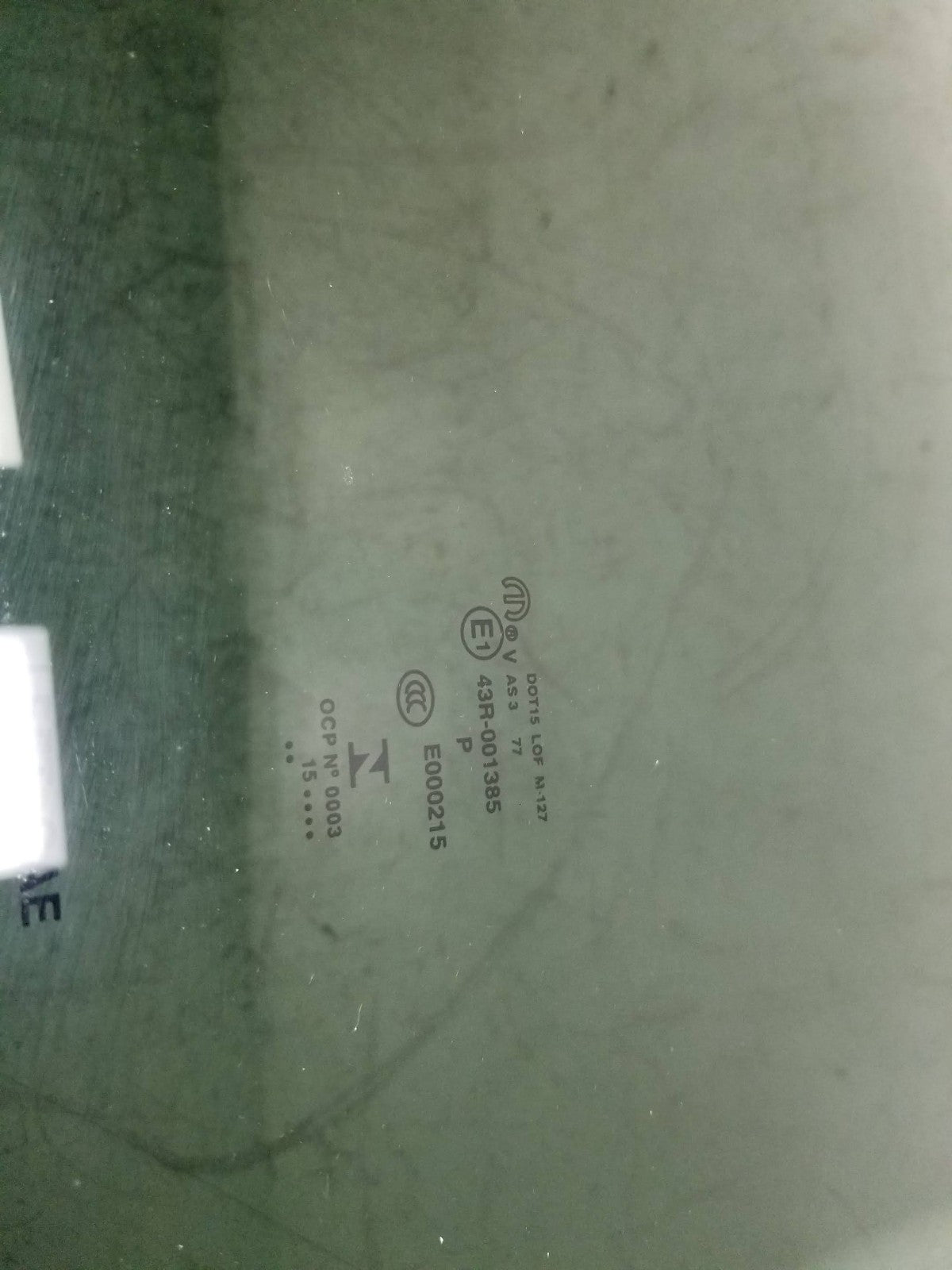 2011 - 2020 Dodge Grand Caravan Door Window Glass Rear Driver Side Left OEM