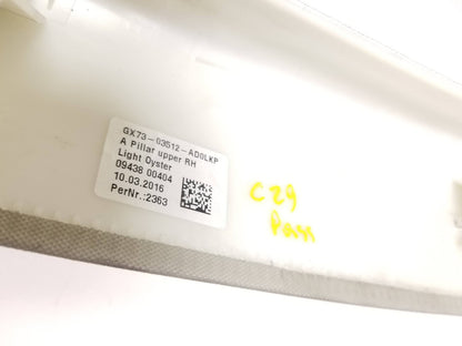 2017 Jaguar Xe Front Windshield A Pillar Trim Panel OEM