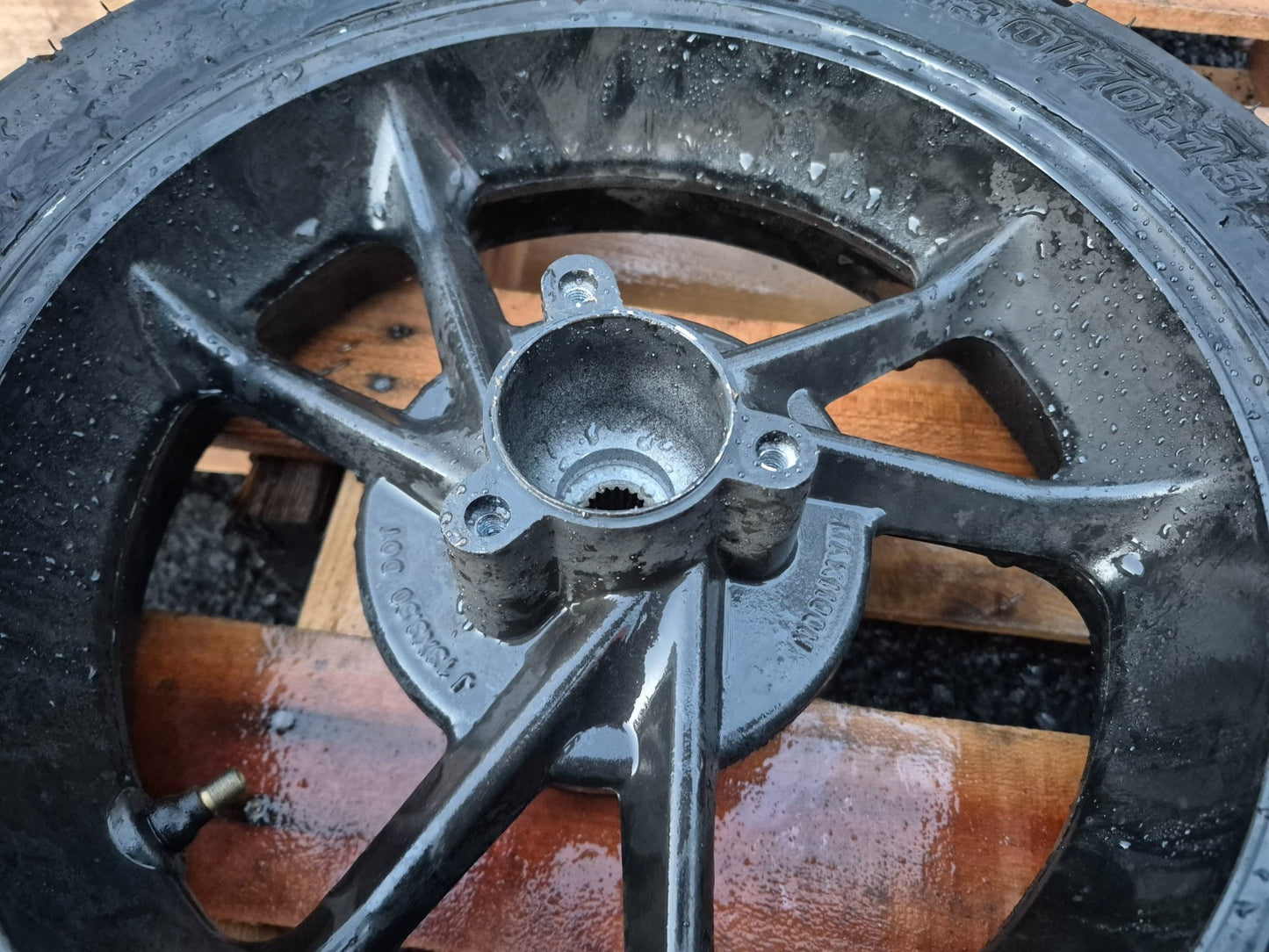 2023 Qianxin Fy200t Rear & Front Wheel W/ Tire Pair 130/70/13 OEM