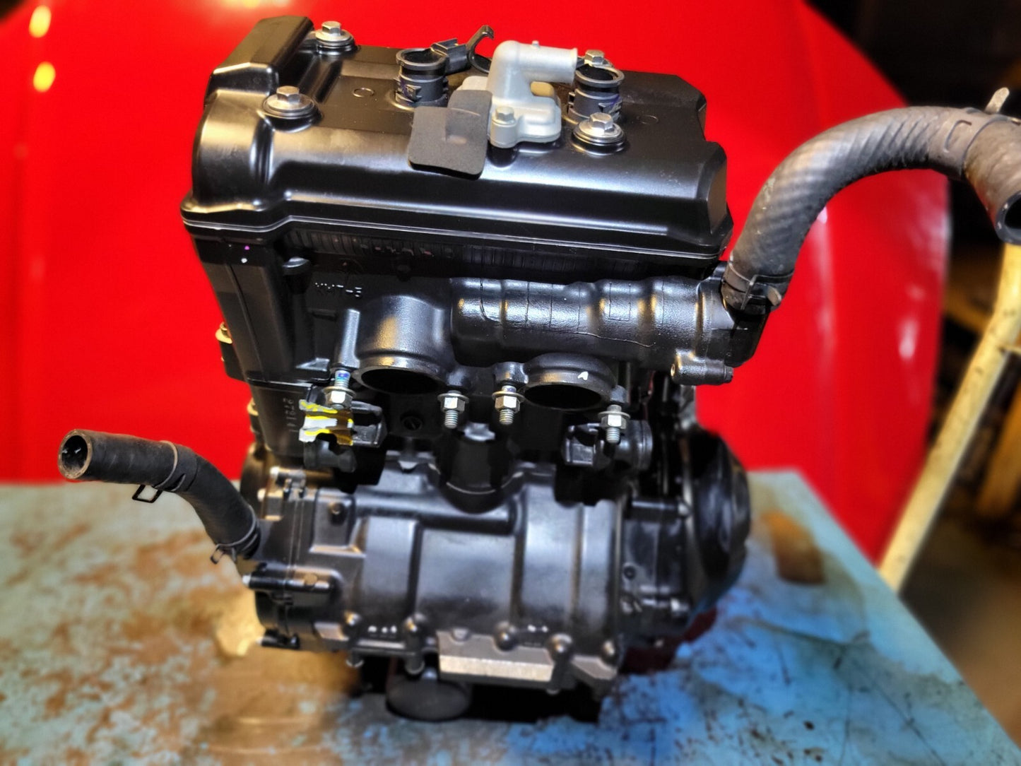 2023 Kawasaki Ex650 Engine Motor 2247 Miles * Has Some Damage* ✅