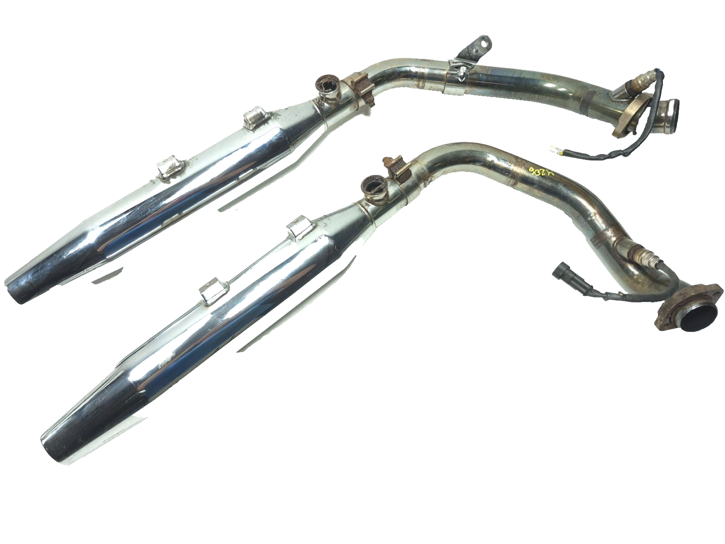 2004-2010 Harley-davidson Sportster Xl883 Exhaust Muffler Front & Rear OEM