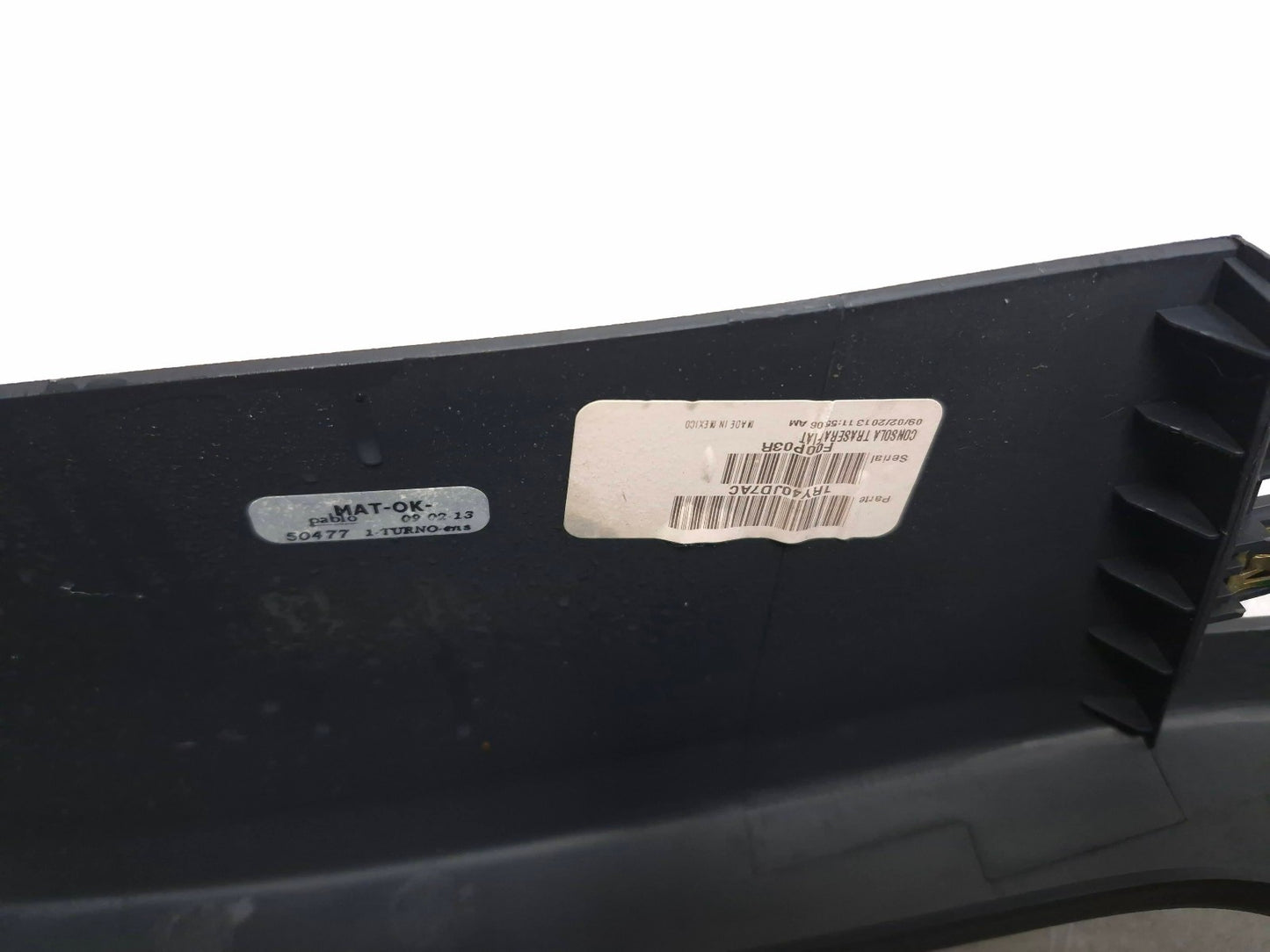 2013 Fiat 500 Turbo Rear Center Console Cup Holder OEM 1ry40jd7ac