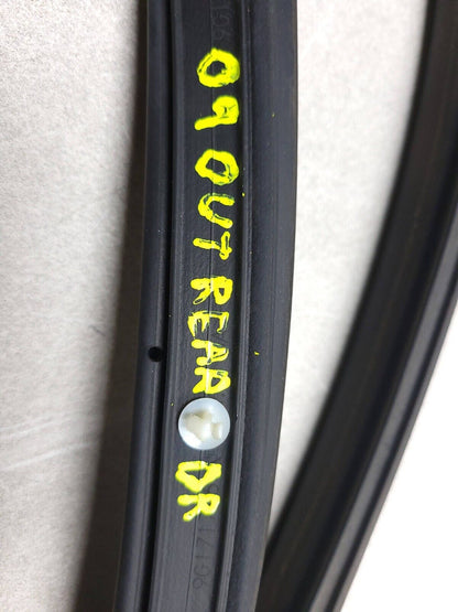 07-09 Mitsubishi Outlander Door Weatherstrip Seal Rear Driver Side Left 2pcs OEM