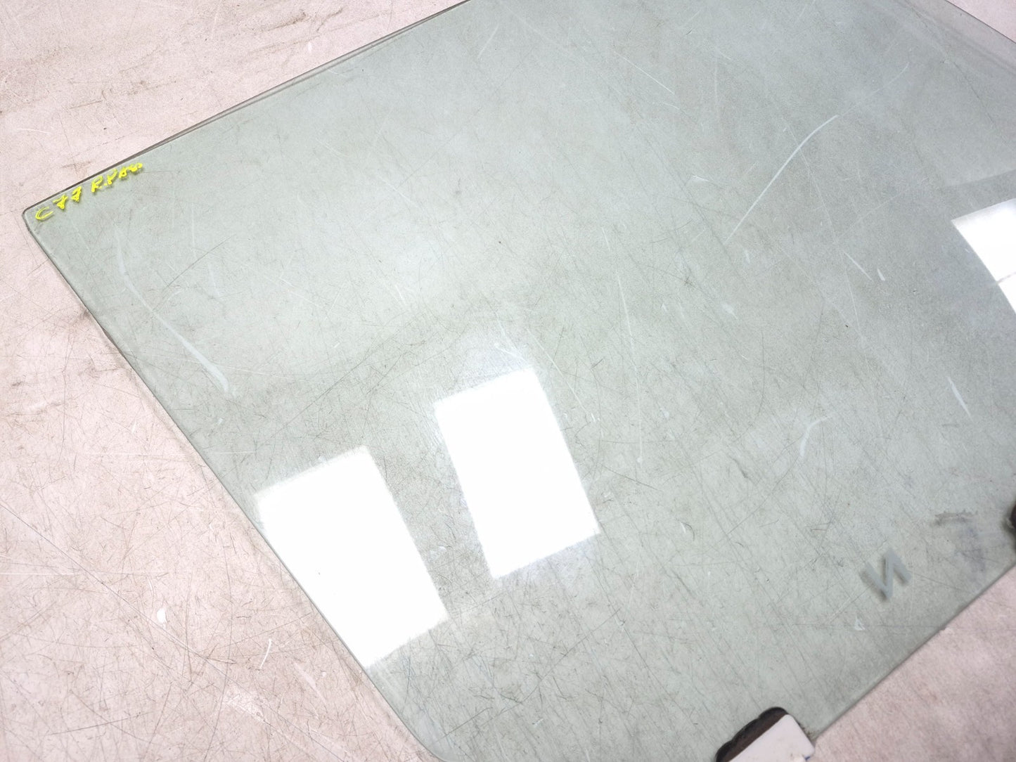 2012 Nissan Leaf Rear Door Window Glass Passenger Side Right OEM