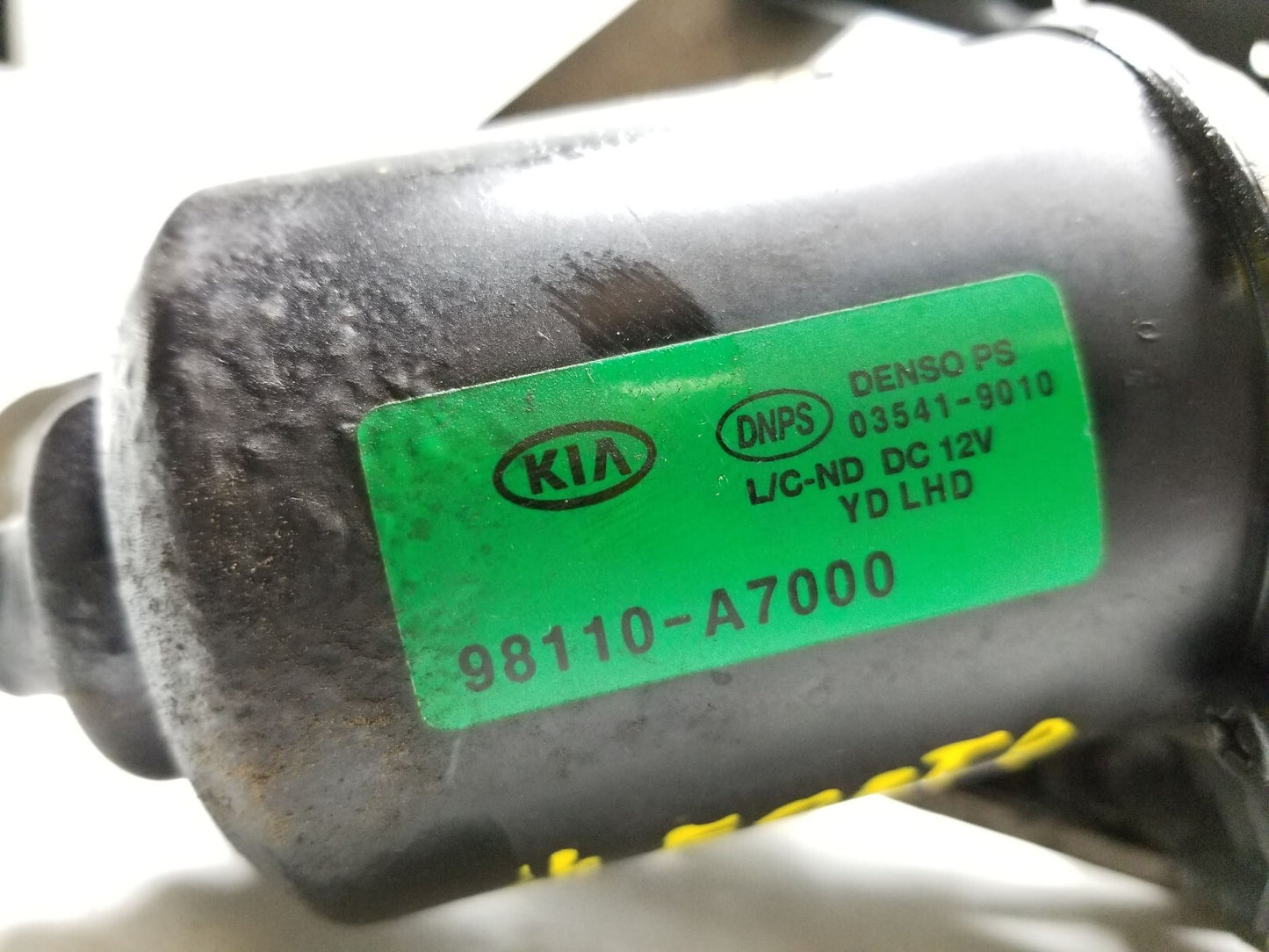 2014 Kia Forte Windshield Wiper Motor & Linkage Transmission OEM
