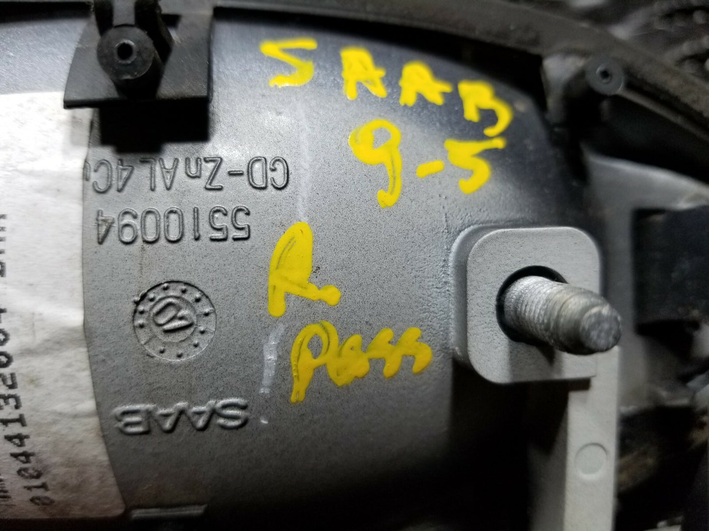 2008 Saab 95 9-5 Door Handlerear Right Passenger Side OEM