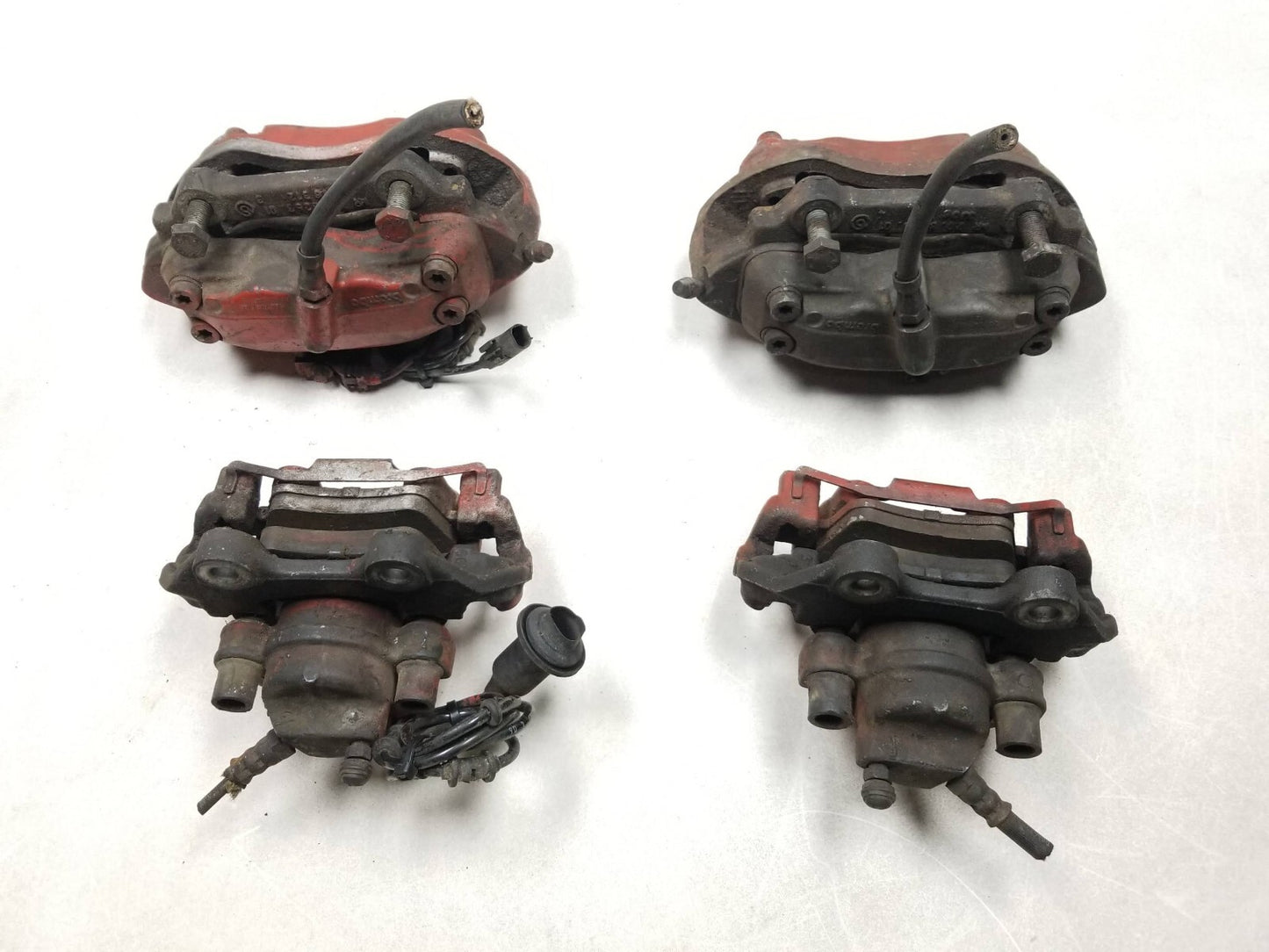 2004 Mercedes CL500 Brake Caliper Front & Rear 4pcs OEM