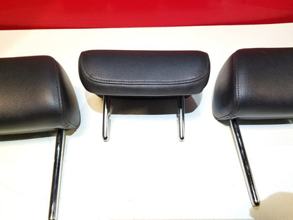 2014 Audi A6 Rear Left Right Center Seat Headrest 3pcs OEM