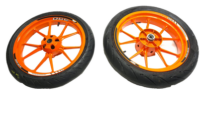 2017 Ktm 390 Duke Wheel Rim W/ Tire R 17x3 17x4 Front & Rear Pair OEM