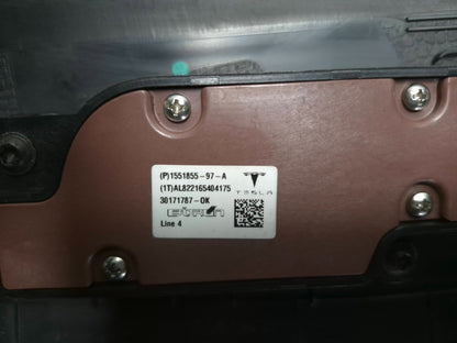2021 Tesla Model 3 Front Seat Trim Cover W/control Switch Passenger Side Set OEM