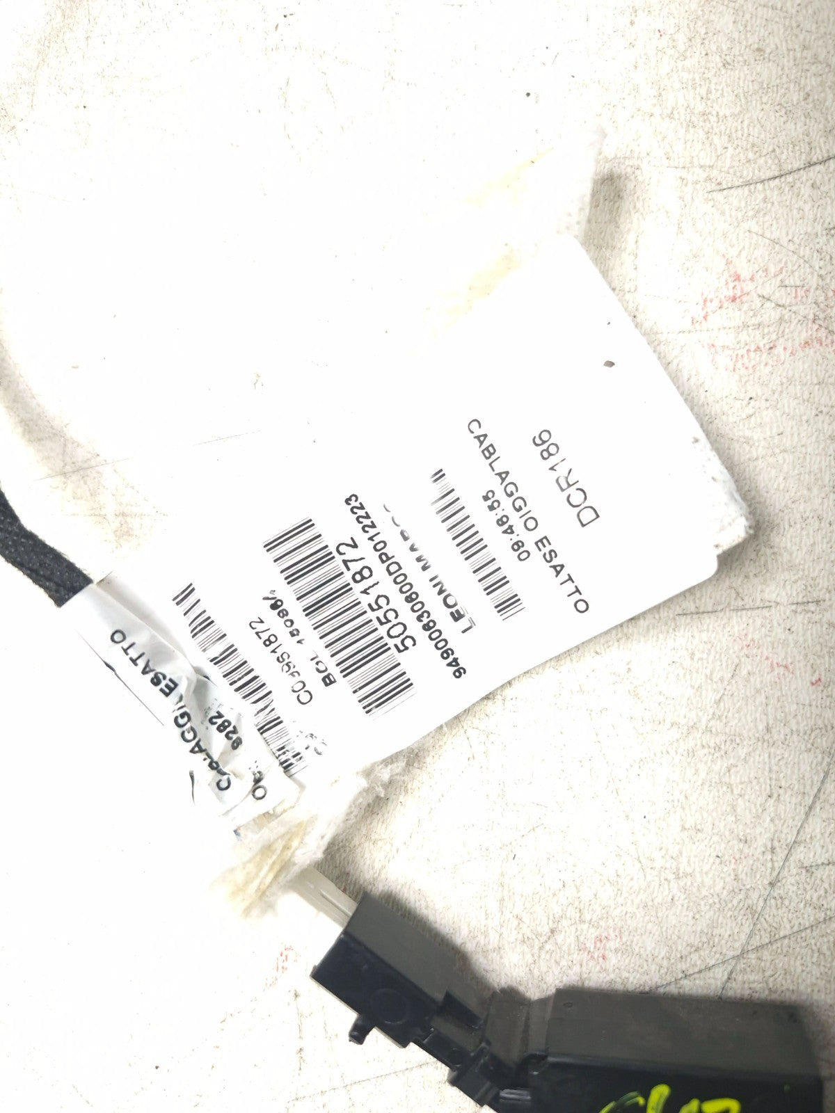 2024 Alfa Romeo Stelvio Door Panel Wiring Harness Front Passenger Side Right OEM