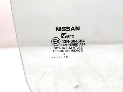 2015 Nissan Sentra Rear Door Window Glass Passenger Side Right OEM
