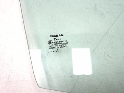 2015 Nissan Sentra Front Door Window Glass Right Passenger Side OEM
