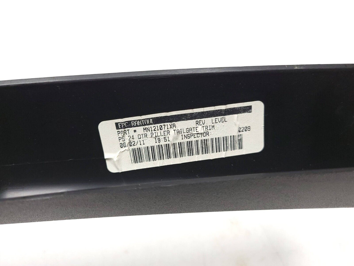 09 - 12 Mitsubishi Eclipse Hatch Tailgate Trim Cover 3pcs OEM 51k