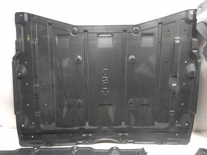 2012 Nissan Leaf Under Engine Battery Cover Plastic Splash Shield 4pcs OEM