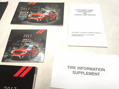 2017 Dodge Journey Owner's Manual Book & Case OEM