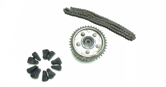 1993 - 2004 Honda Magna Vf750c Rear Wheel Hub Sprocket & Chain OEM