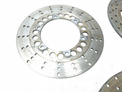 1991 Yamaha Fzr600r Brake Rotor Disc Front & Rear 3pcs OEM