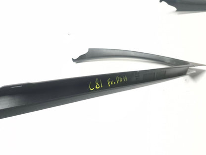2013 Volvo S60 Front Door Window Frame Trim Molding Left & Right Pair OEM