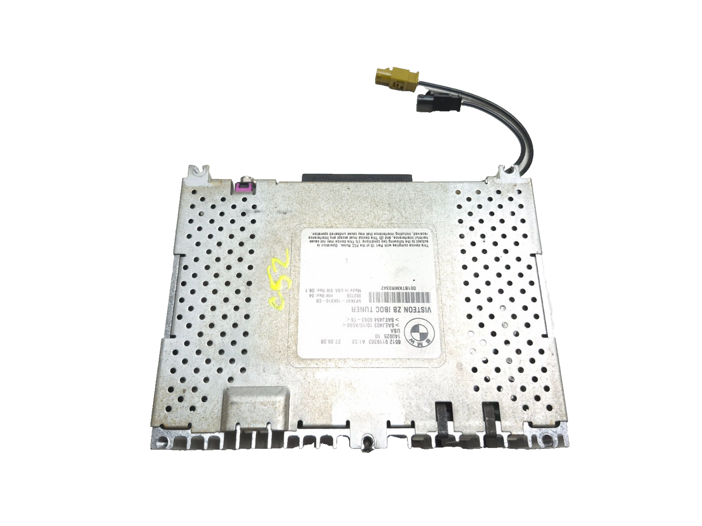 2008 BMW X6 E71 Radio Tuner Control Module OEM