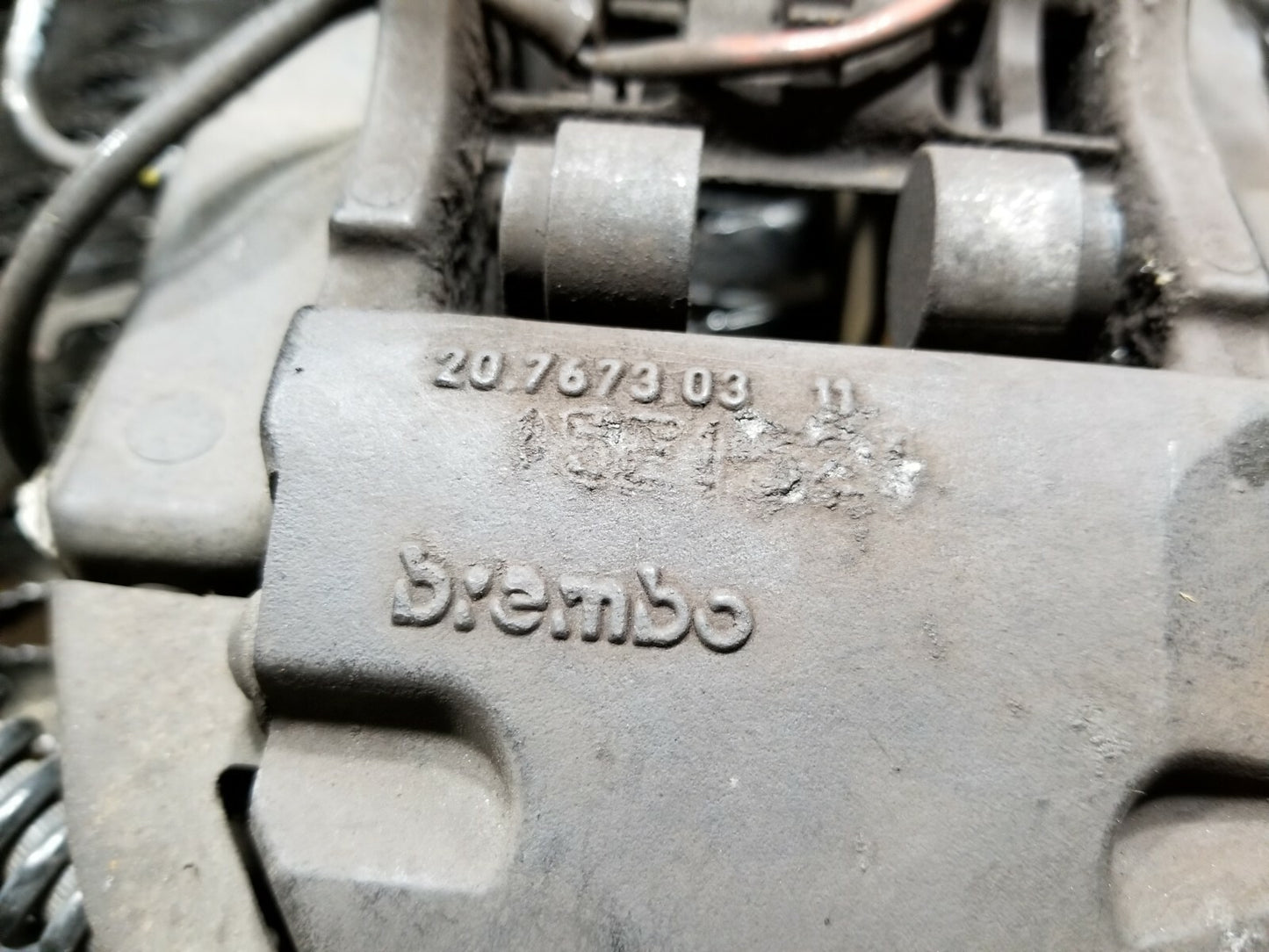 2015 Audi Q7 Rear Brake Caliper Left Driver Side Brembo OEM