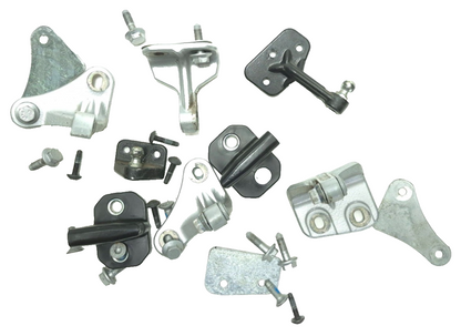 2010 Mercedes S400 Driver Side Door Hinge & Striker 8pcs W/ Bolt 15pcs OEM
