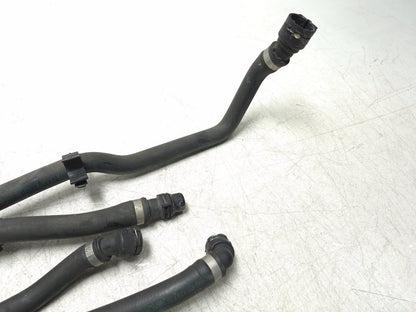 2013 BMW 328i F30 Engine Coolant Hose Pipe Line 4pcs OEM