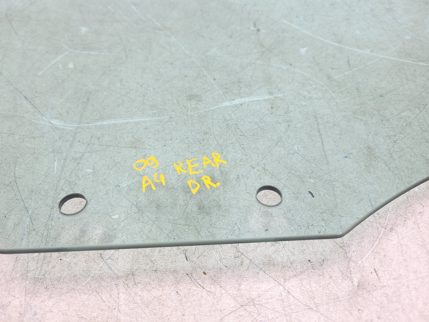 2009 Audi A4 S4 Sedan Door Window Glass Rear Driver Side Left OEM
