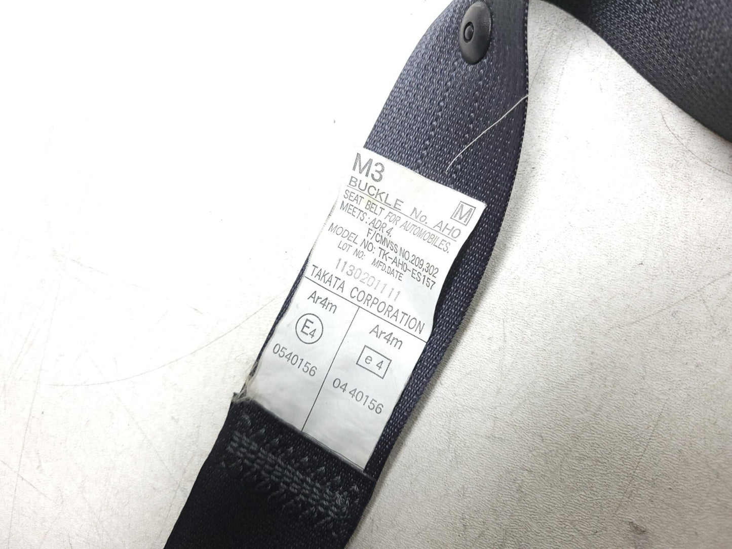 12-15 Subaru Impreza Rear Seat Belt 3pcs OEM Sedan