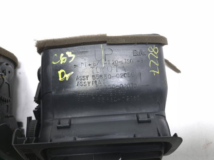 2004 Toyota Corolla Dash Air Vent Pair OEM
