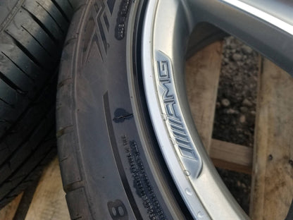 2015 Mercedes C300 W205 Amg Wheel Rim R18 W/ Tire 245/40zr18. Two Wheels OEM